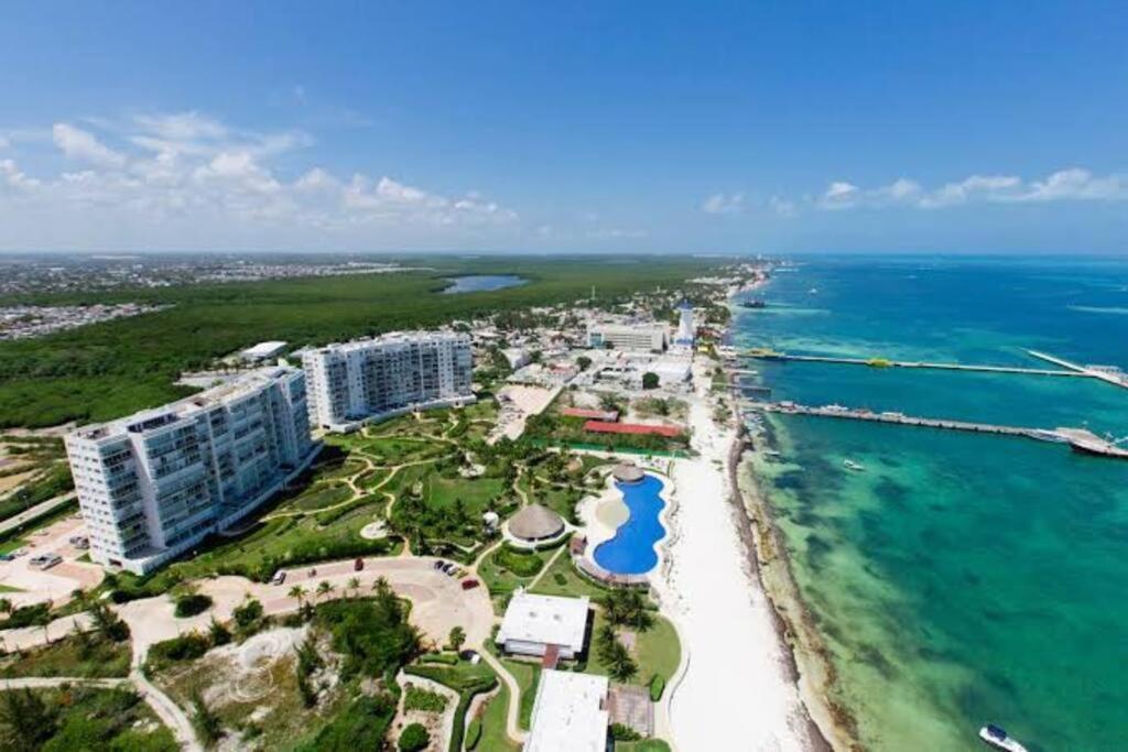 Hermoso Condo De 2 Habitaciones Frente Al Caribe Κανκούν Εξωτερικό φωτογραφία