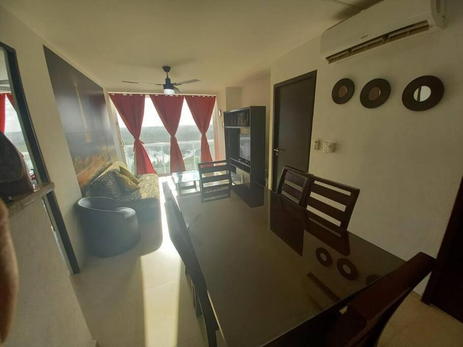 Hermoso Condo De 2 Habitaciones Frente Al Caribe Κανκούν Εξωτερικό φωτογραφία